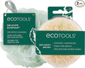 EcoTools Dry Body Brush for Circulation, Dead Skin Removal + Green Delicate EcoPouf Made with Recycled Netting for Cleansing and Exfoliating Sensitive Complexion, Self-Care Gifts