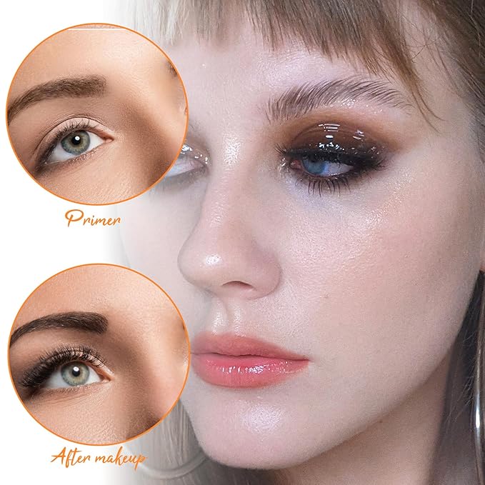 YBEATY 6 Pcs Eye Shadow Primer Applicator Brush for Blending Flat Round Small Concealer Makeup Concealer Brush Professional Eyeshadow Tools for Applying Cream Liquid Shadows and Eye Primer Base