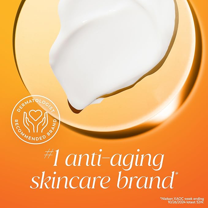 Olay, Vitamin C MAX Face Moisturizer, Brightening Cream for Women, Hydrating, Evens Tone, Dark Spot and Hyperpigmentation Reduction, Glowing Skin Care - Niaciniamide, Peptides, 1.7 Ounce