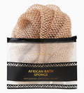 African Net Sponge Authentic - Exfoliating Back Scrub Bath Sponge with Knots - Afro Scrub Body Scrubber Exfoliator Washcloth - African Body Care Daily Use Shower Essentials