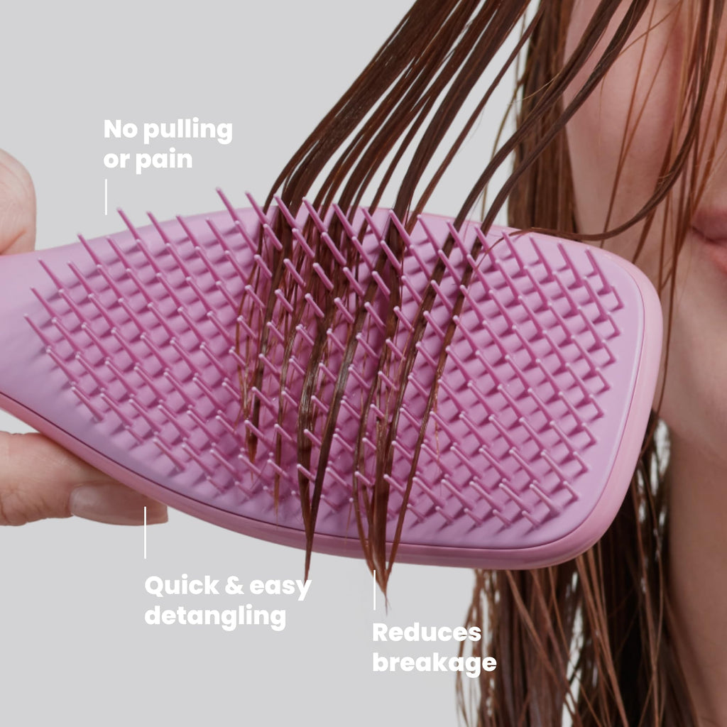 Tangle Teezer Ultimate Detangler Brush, Straight to Wavy, Rosebud