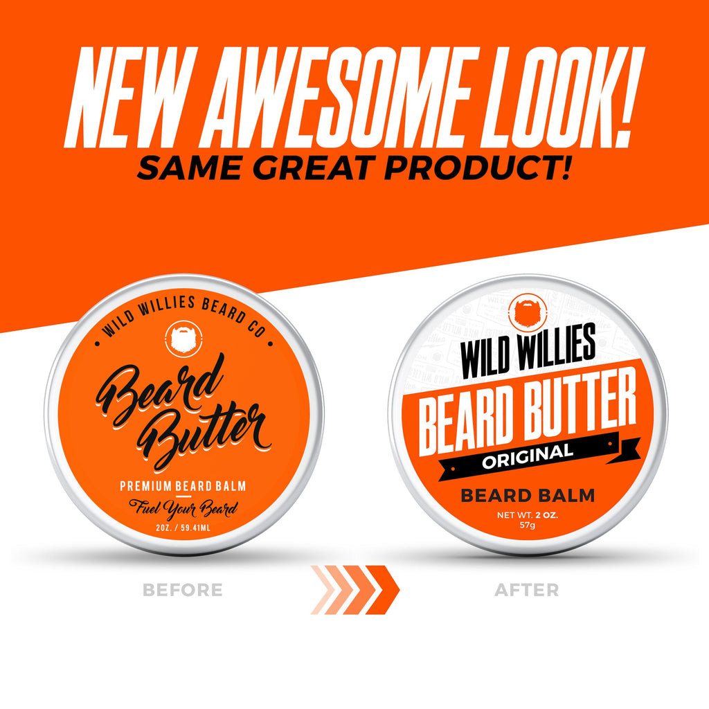 Wild Willies Beard Brush & Beard Balm Leave-In Conditioner Kit, Boar Bristles, Travel Size, Ergonomically-Designed Handle, Promotes Fast Beard Growth & Removes Itch