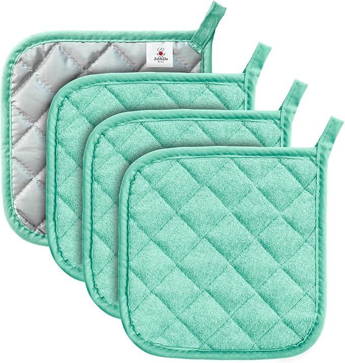 Joyhalo 4 Pack Pot Holders for Kitchen Clearance