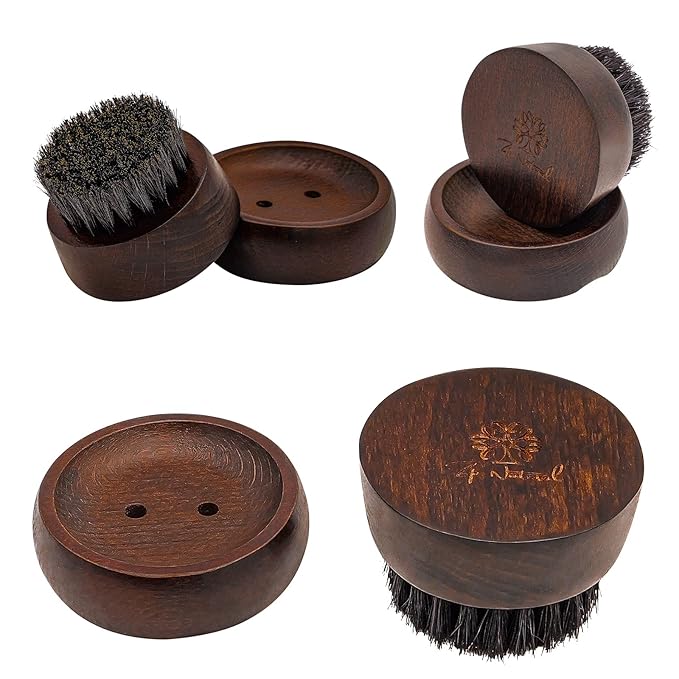 Beard Brush for Men, 100% Boar Bristle