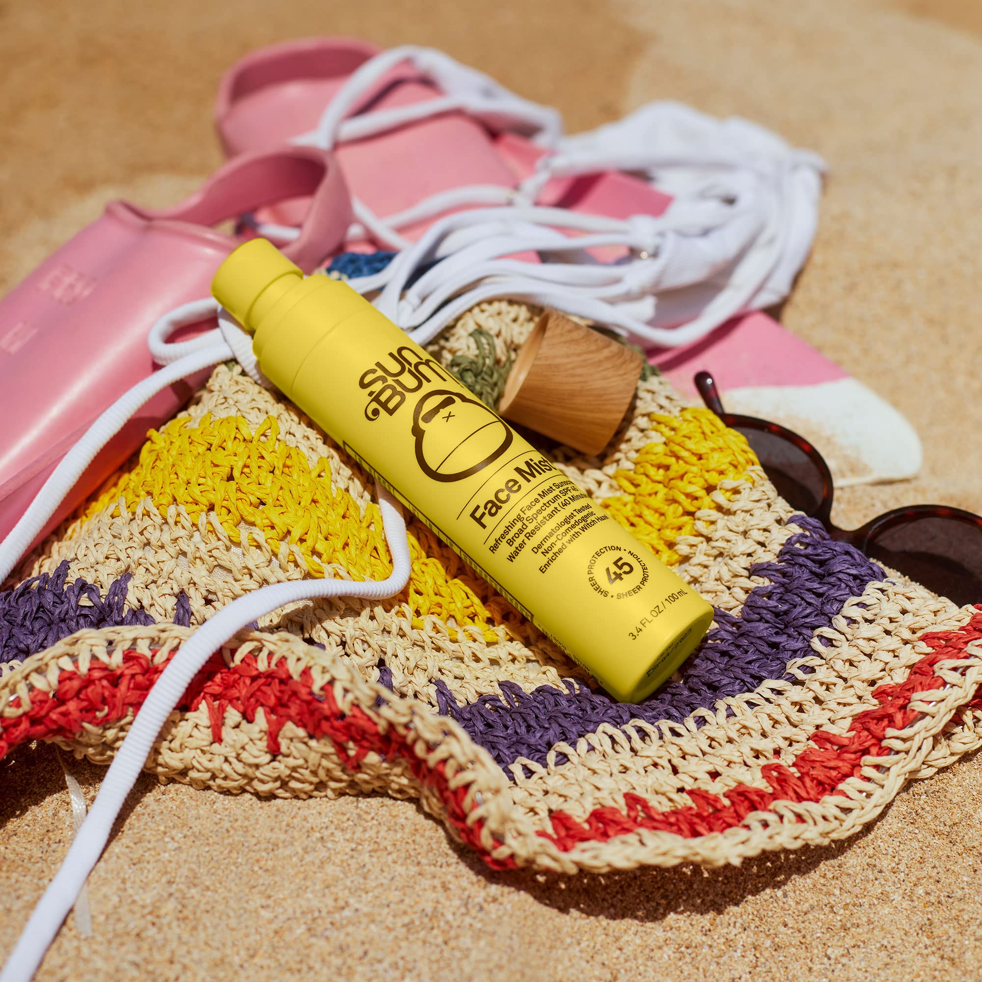 Sun Bum Original SPF 45 Broad Spectrum Sunscreen Mist - Travel Size, 3.4 oz