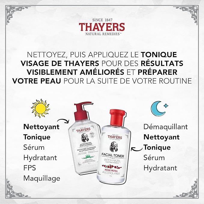 THAYERS pH Balancing Daily Cleanser,Face Wash with Aloe Vera,Gentle and Hydrating Skin Care for Dry,Oily,or Acne Prone Skin,8 FL Oz.,(Pack of 2)