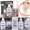 nbc BeautiLab Pedicure Foot Soak Set - Upgraded 6 in 1 Foot Spa, Foot Bath Spa, Pedicure Kit, Foot Soak for Tired & Dry Cracked Feet, Athletes Feet, Bad Odor, Softens Calluses,Golden Petals