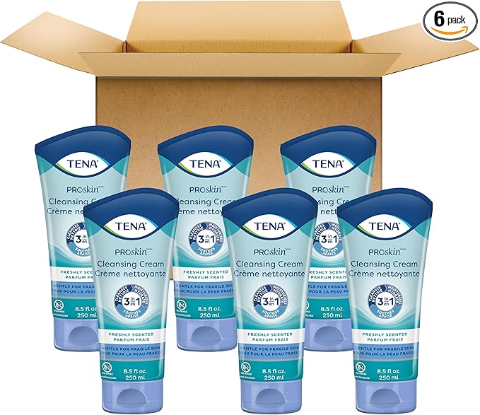 TENA ProSkin Gentle Skin Cleanser, Cleansing Cream, Skin Care Cleanser