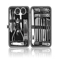 OKOM 19PCS Nail Clipper Set - Professional Manicure Nail Kit for Men Women, Stainless Steel Nail Clippers with Case