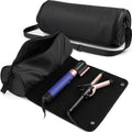 MIUONO Hair Tools Travel Bag, Hair Tool Organizer with Large Heat Resistant Mat, Hair Dryer Curling Iron Travel Case for Flat Irons, Straighteners and Haircare Accessories, Large