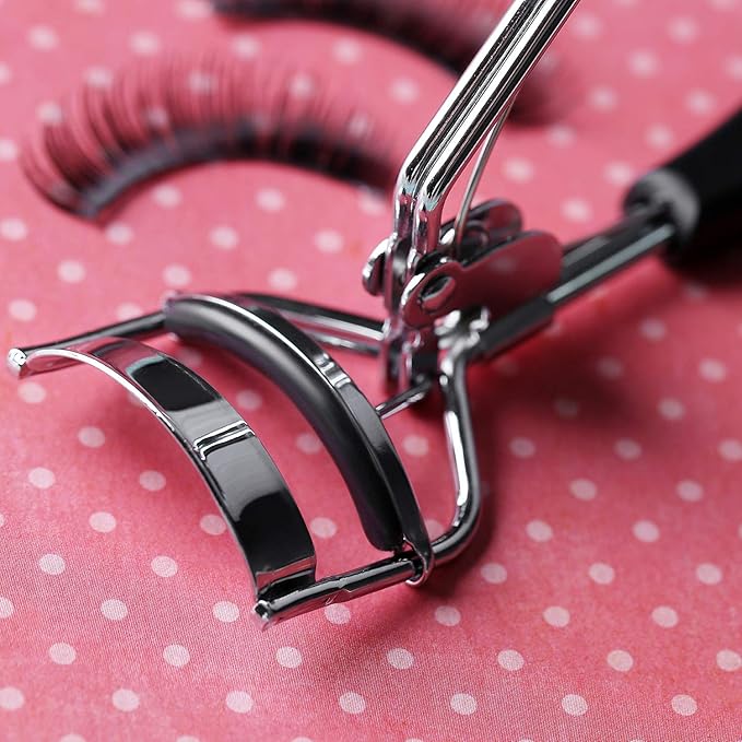 Zhehao Eyelash Curler Refill Pads, Silicone, Universal Fit, Clear Box, Black