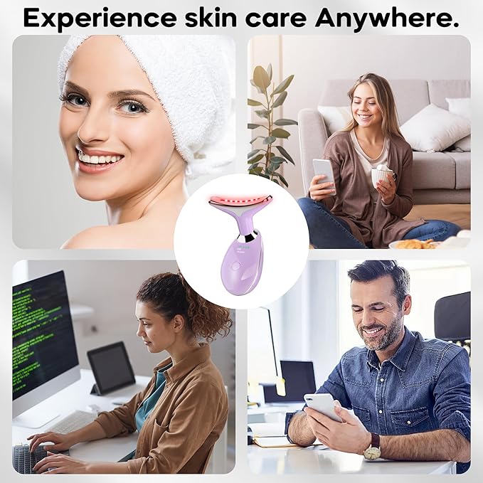 Facial Massager, Portable Face Neck Massager Wand for Skin Care