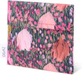 DGAZ Sanitary Napkin Storage Bag, Period Bag for Teen Aged Girls, Portable Period Bag for Panty Liners/Menstrual Cup/Small Tampons，Mini Makeup Bag for Purse(Blooming Tulips)