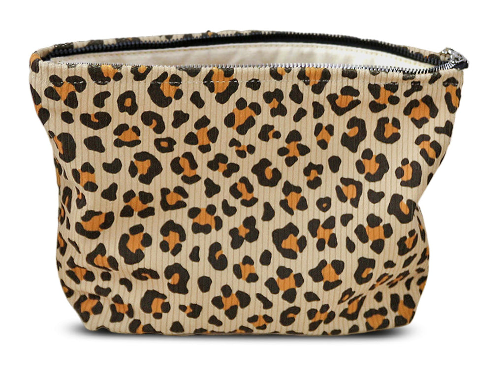 HAPPYHEIDI Large Makeup Bag Travel Cosmetic Pouch, Green Gingham