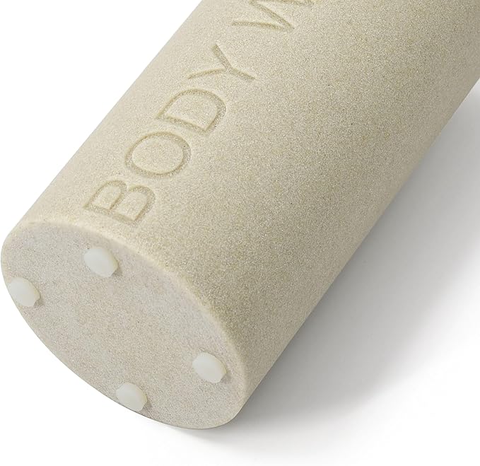 Indecor Home Resin Tan Sandstone Body Wash Engraved Bottle Refillable Pump Dispenser, Durable Waterproof Resin Construction for Bath, Shower - Tan Sandstone, ORB Pump