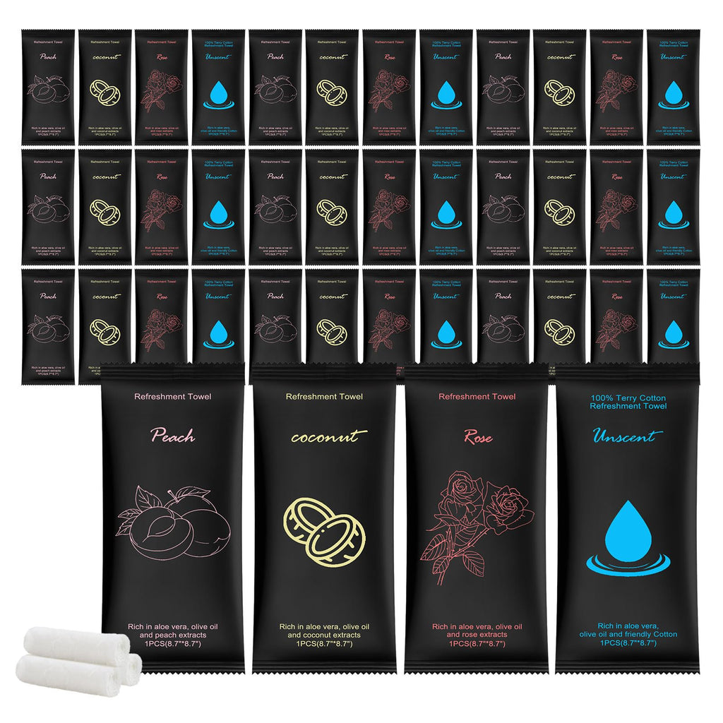 100 Moist Cotton Towel Bulk Moist Towelettes Individually Wrapped