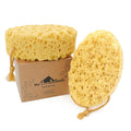 myHomeBody Bath Sponge, Foam Loofah, Shower Sponge for Body, Oval, 2 Pack