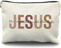 Likjad Bible Gift Makeup Bag for Women, Christian Jesus Cosmetic Pouch, Jesus Gifts for Women, Faith Based Gifts Zipper Pouch