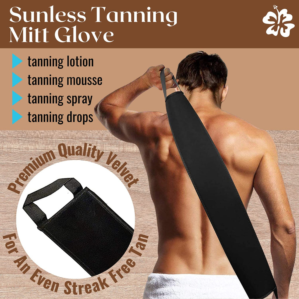 Sun Laboratories By Giesee Self Tanning Mitt, Tanning Mitt for Smooth and Even Self Tanning Lotion Application - Tan Applicator Mitt, Self Tanner Mitt and Lotion Applicator for Back