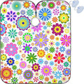 visesunny Barber Cape Colored Little Flower Polyester Hair Cutting Salon Cape Apron Anti-Static Haircut Water-Resistant Shaving Cloth Beard Shaving Bib Hairdressing Cape