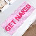 Bathtub Mat Shower Mat Non-Slip - 16x 39 Inch Soft Comfort Bath Mat with Drainage Holes, PVC Loofah Massage Bathmat for Shower, Tub, Bathroom, Wet Areas, Quick Drying