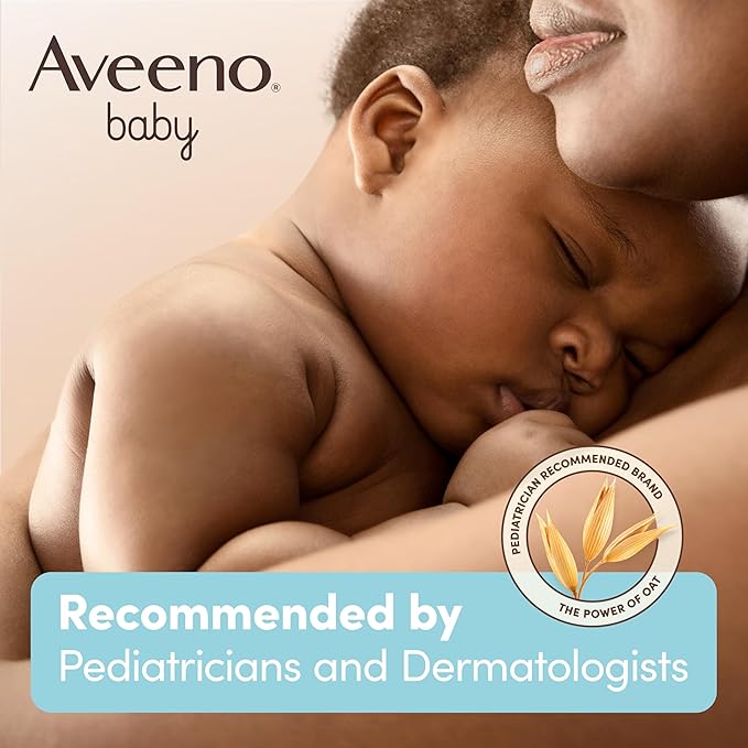 Aveeno Baby Sensitive All Over Wipes with Aloe & Natural Oat Extract for Face, Bottom, Hands & Body, pH-Balanced, Hypoallergenic, Fragrance-, Phenoxyethanol- & Alcohol-Free, 64 ct per pack