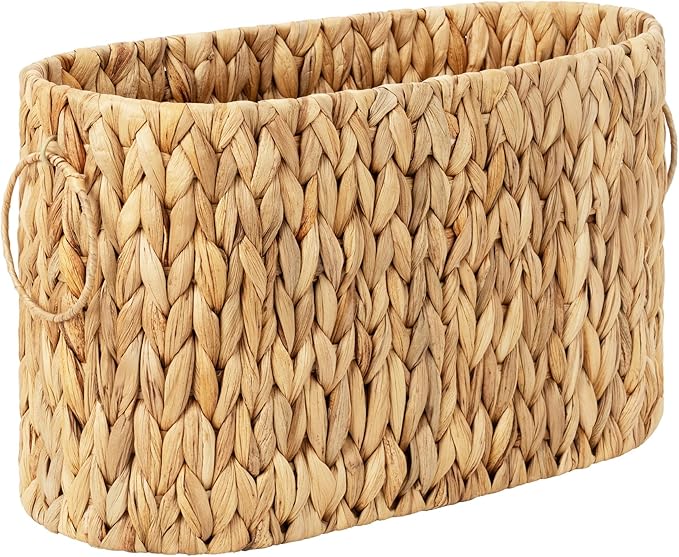 StorageWorks Toilet Paper Storage Basket, Wicker Toilet Paper Holder