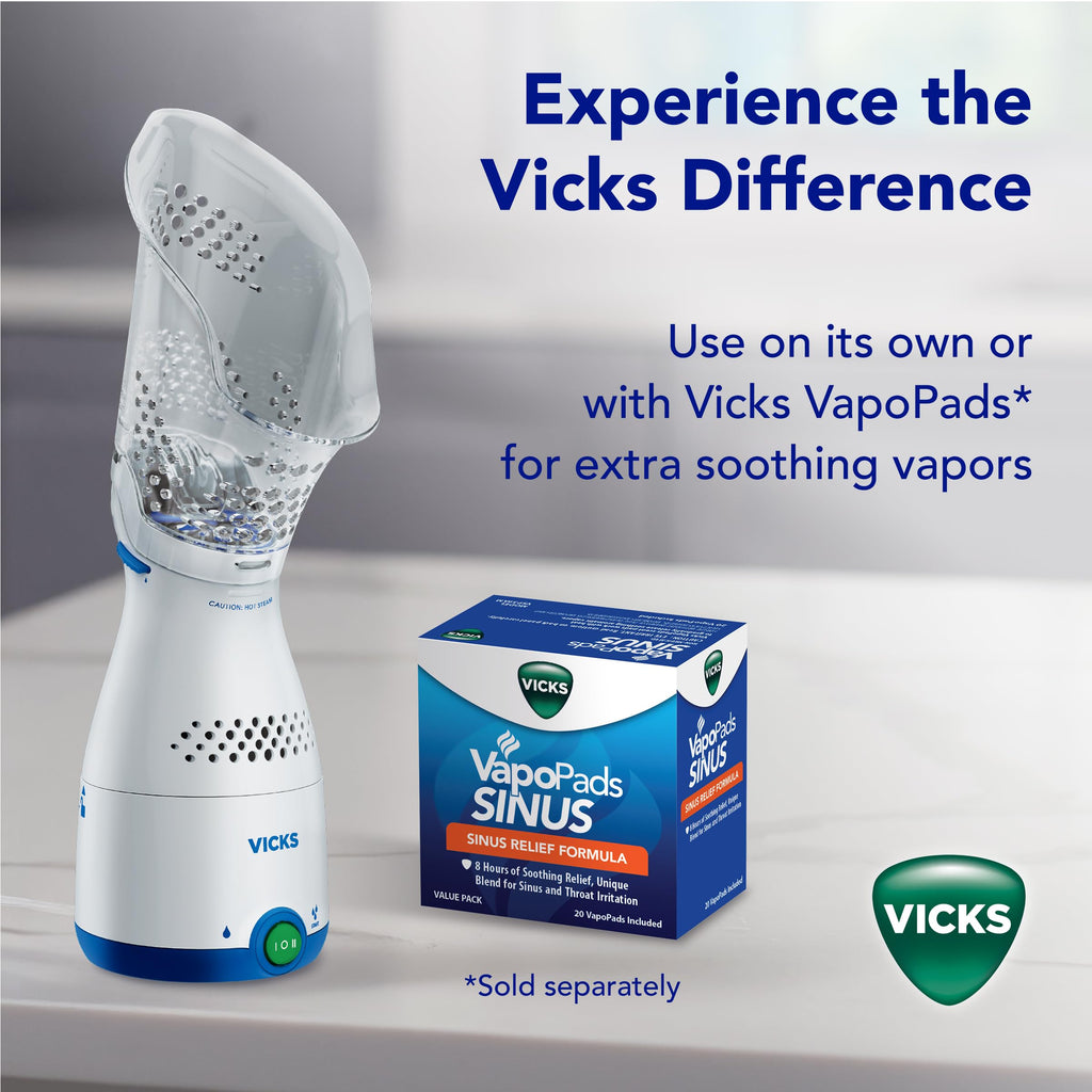 Vicks Sinus Inhaler for Sinus Relief, Works with VapoPads (1 Included)