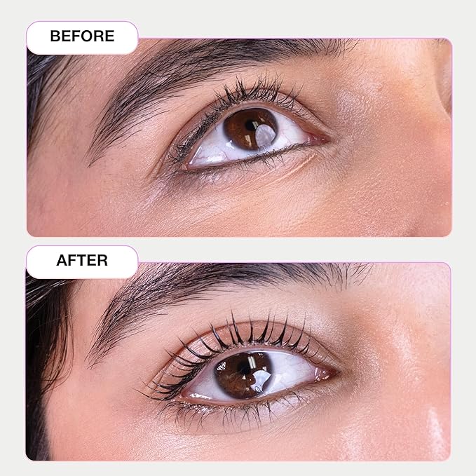 Curacoro Lower Lash Lift Shields, 4 Pcs Self-Adhesive Silicone Pads
