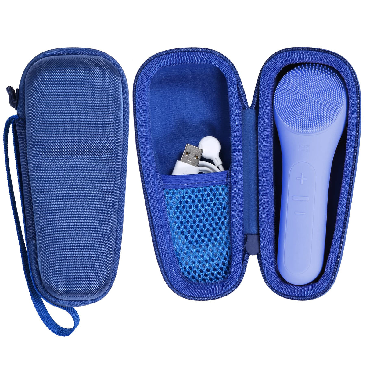 co2CREA Case for NågraCoola CLIE 2 1 Sonic Facial Cleansing Brush,Blue