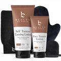 Tanning Lotion Self Tanner Kit - USA Made with Organic, Natural Ingredients
