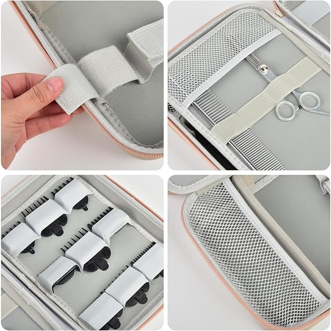 Boobowl Barber Accessories Bag for Clippers and Supplies, Hair Clipper Box