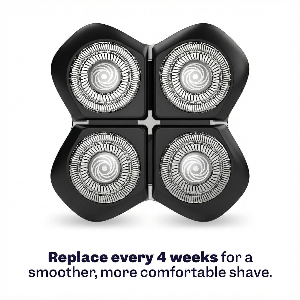 Freebird Electric Head & Body Hair Shaver - Mens Cordless Waterproof Razor with Rotary Blades (FlexSeries Pro, Shaver Kit)