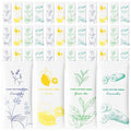 twoworld 20 Moist Cotton Towel Bulk Moist Towelettes Individually Wrapped