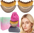 2 Pack Lymphatic Contour Face Brush - Manual Lymphatic Drainage Massager for Sculpting & Lifting, Ergonomic Facial Cleanser for Morning De-puffing & Skincare Absorption, Portable Travel Gift for Women