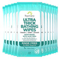 Nurture XL Ultra Thick Body Wipes for Adults with Aloe No Rinse Cleansing