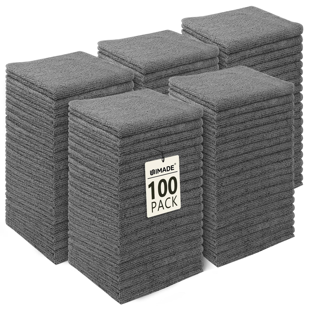 UNIMADE Washcloths 20 Pack Face Towels (12" x 12"), Highly Soft Wash Cloths