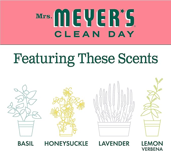 Mrs. MEYER'S CLEAN DAY Foaming Hand Soap, Watermelon, 10 OZ. (Pack of 4)