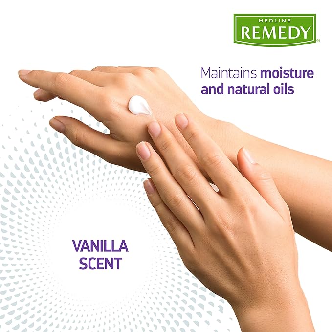 Medline Remedy Clinical Skin Cream, Nourishing Formula for Dry Skin, 2 oz., Pack of 24