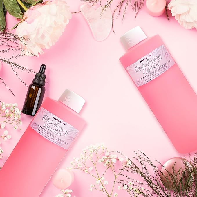 16 Fl Oz Pink Sugary Candied Natural Fragrance Body Oil - Luxury Scented