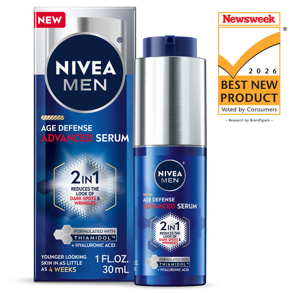 NIVEA MEN Age Defense 2 in 1 Face Serum, 1 FL OZ