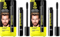 The Beard Club 1 Day Temporary Beard Dye for Men - Light Brown Beard, Mustache & Eyebrow Color for a Fuller, Well-Defined Look, Water & Sweat Resistant, Up to 30 Applications, 0.3 fl oz (Pack of 2)