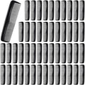 Didaey 50 Pcs Pocket Combs for Men 5 Inch Cutting with Wide and Fine Teeth Plastic Professional Barber Haircut Small Anti Static Combs for Women Grooming Accessories for Beard(Black)