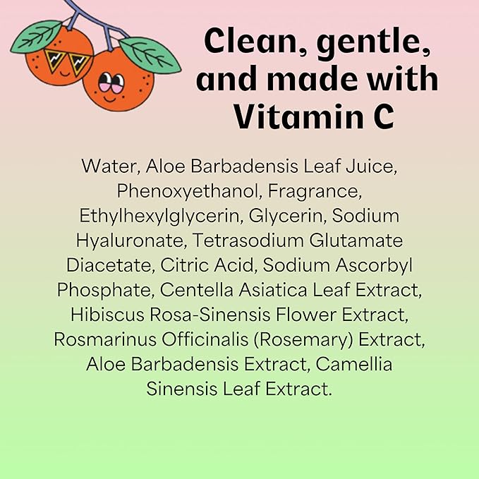 InstaNatural BESTIES Gentle Teen Face Serum | with Vitamin C, Hyaluronic Acid, Sea Buckthorn Oil for Uneven Tone, Hydration, Smoothness | Simple Skincare for Healthy Skin (for All Skin Types)