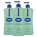 Vaseline Intensive Care Body Lotion for Dry Skin Soothing Hydration Lotion Made with Ultra-Hydrating Lipids + 1% Aloe Vera Extract to Refresh Dehydrated Skin 20.3 oz, Pack of 3 (packaging May Vary)