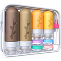 Tocelffe Travel Containers for Toiletries, 18pack TSA Approved Size Containers for Toiletries,travel bottles for Toiletries,travel Jars or Personal Essentials