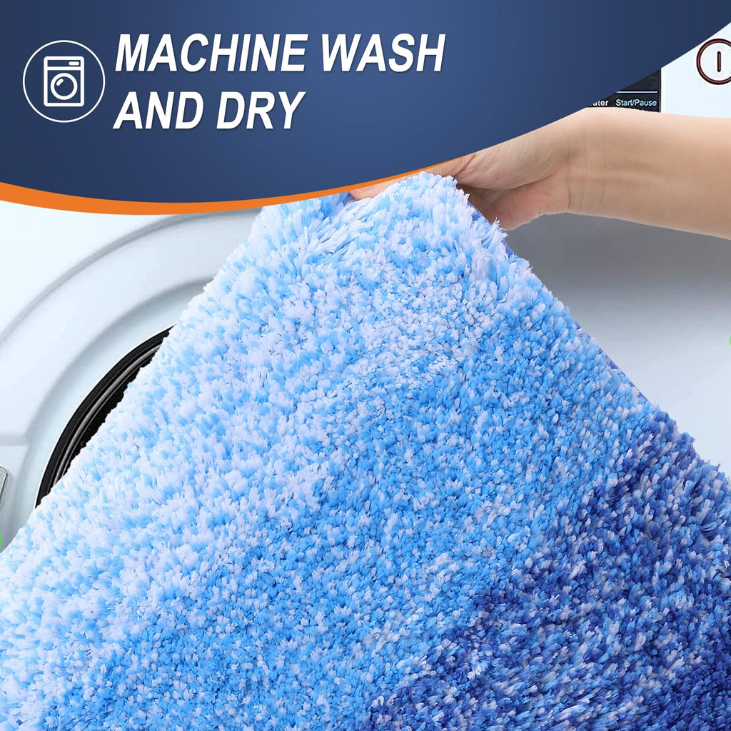 OLANLY Microfiber Bathroom Rugs Sets 3 Piece, 30"x20"+24"x16"+24"x20"