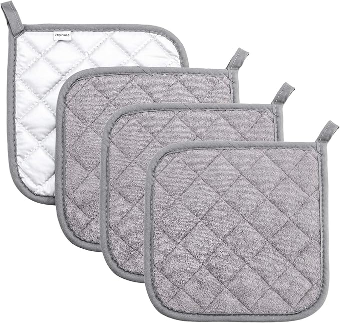 Joyhalo 4 Pack Pot Holders for Kitchen Clearance