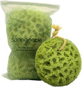 Spongentle Loofah Sponge for Shower and Bathing, Bath Sponge with Dual Texture, Shower Pouf for Gentle and Deep Exfoliation, Large Size Body Scrubber for Men & Women, PU Foam, 37% More Lather