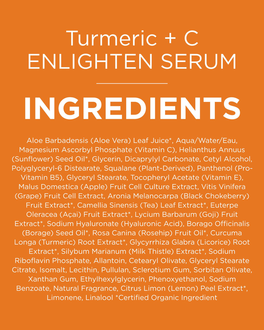 Andalou Naturals Turmeric + Vitamin C Enlighten Serum (1.1 fl oz)